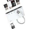 Kefiany USB C Hub TF Micro SD Card Reader OTG 3.0 Type-C Charger Port Docking Station (6in1) per Apple iPhone15 Pro Max Plus per iPad Air Mini Macbook Compatibile per Samsung Adattatore Thunderbolt Dongle di