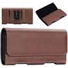BECPLT Galaxy S23 Ultra Note 20 Ultra 5G Note 10+ Plus 5G - Custodia in pelle con clip da cintura per Samsung Galaxy S22 Ultra S20 Ultra 5G Note 9 8 Galaxy A71 5G, marrone