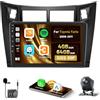Roinvou 9'' 4+64G Android 15 Autoradio per Toyota Yaris 2008-2011 | CarPlay Android Auto, 9 Pollici IPS Touch Screen WI-FI GPS Bluetooth 32EQ FM/RDS SWC Telecamera Posteriore
