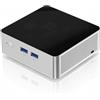 Bouzerara Mini PC Pentium 5405U, 8GB RAM DDR3 + 256GB SSD, Doppio HDMI 4K@24Hz, 4 Porte USB 3.2, Gigabit Ethernet, WiFi 2.4G/5G, Bluetooth 5.1, Computer Desktop Compatto per Ufficio, Studio, Intrattenimento