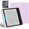 PALAMILONGA Custodia sottile per Kobo Libra Colour 2024 da 7 con portapenne, colore | Portapenne integrato, custodia a libro leggera, in pelle PU con guscio posteriore in TPU trasparente, chiusura magnetica