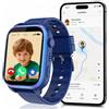 ELEJAFE 4G Smartwatch Bambini con Videochiamate Chat Vocale GPS SOS Giochi IP68 | Orologio GPS Bambini con Chiamate, Localizzazione GPS+WiFi+LBS, Modalità Scuola, Sveglia, 1.83 Schermo HD, Regali Educativi