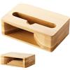 Dreuhuing Supporto per altoparlante per telefono in legno, Amplificatore per altoparlante per telefono in legno,Altoparlante del telefono Supporto in legno Amplificatore audio | Dock per telefono con