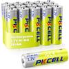 PKCELL 16 batterie AA NiMH da 2100 mAh, 1,2 V | Alta capacità e bassa autoscarica. Parzialmente precaricata, per lampade solari, torce e dispositivi di uso quotidiano