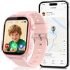 ELEJAFE 4G Smartwatch Bambini con Videochiamate Chat Vocale GPS SOS Giochi IP68 | Orologio GPS Bambini con Chiamate, Localizzazione GPS+WiFi+LBS, Modalità Scuola, Sveglia, 1.83 Schermo HD, Regali Educativi