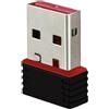 Genérico Adattatore Wi-Fi, 2,4 GHz, mini dongle portatile, adattatore USB WiFi da 150 Mbps, per computer portatile, computer, lavoro, ufficio, viaggi, Internet e rete wireless