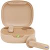 JBL Wave Flex Auricolari Wireless In-Ear Bluetooth, Waterproof IP54 e Antipolvere IPX2, Deep Bass Sound, Tecnologia TalkThru e AmbientAware, Fino a 32 h di Autonomia, Beige