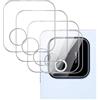 GIOPUEY [Super Sottile 4 Pezzi Pellicola Fotocamera Compatibile con Xiaomi Pad 8/Pad 8 PRO, HD Vetro Temperato [Resistente ai Graffi] Protezione Fotocamera