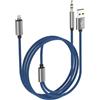 zoyuzan Cavo AUX Lightning adattatore jack per cuffie da auto per iPhone 14 13 Pro Max per Apple iPad 3,5 mm cavo audio jack di ricarica USB stereo accessori dongle cuffie altoparlante auto