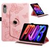 Generico DayQiQiPu Custodia per Lenovo Idea Tab Pro Gen 2 TB390FU (13,0 Pollici, 2026) Cover Supporto Multi‑angolo a Rotazione 360° Astuccio Stile Folio con Motivi Farfalle con Auto Wake/Sleep, Rosa