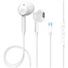 LIIGOU Auricolari in-ear compatibili con iPhone 14/13/12 e modelli | Auricolari stereo HiFi con microfono e controllo del volume, compatibili con Phone 14/13/12/SE/11/X/XS Max/XR/8/7 Pad
