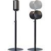 STANDOPIA Set da 2 supporti per altoparlanti compatibili con Sonos Era 100 SL, Era 100 e Era 300, altezza regolabile 74-99 cm, struttura in metallo stabile con gestione cavi, per soggiorno e home theater