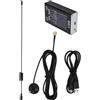 Eawfgtuw per RTL-SDR Ricevitore 100KHz-1.7GHz Full HF Sintonizzatore USB R820T2+RTL2832U con guscio in alluminio per bande amatoriali radio prosciutto, stazione meteo, radio FM, segnale GPS