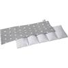 Medi Partners Cuscino termico microonde con noccioli di ciliegia grande 800g 60x20cm 100% Fodera Lavabile Cotone Riscaldante Cuscino Cervicale per terapia del freddo e del calore (Stelle)