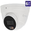 SAFIRE SMART TELECAMERA IP TURRET 20MT IR E LED BIANCO 6MP CON POE CMOS E MICROFONO SSB1-VISSF-IPT020A-6B1-DL
