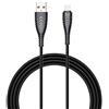 TECNO-ESHOP VEGER CAVO USB TYPE-A A LIGHTNING APPLE 1,2 METRI NERO -VISVG-V105
