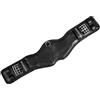 Equestro Sottopancia dressage in cuoio con logo inciso Nero