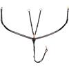 Equestro Pettorale con forchetta e clincher oro rosa