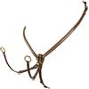 Equestro Pettorale con forchetta e clincher in ottone
