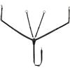 Equestro Pettorale con forchetta e clincher nero
