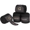Equestro Fasce in pile con logo in strass