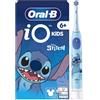 Oral-B iO Kids Disney Stitch Bambino Spazzolino rotante Blu