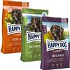 Happy Dog Set prova! 3 x 4 kg Happy Dog Supreme Culinary World Tour per cane - Toscana, Nuova Zelanda, Irlanda
