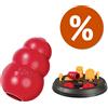 KONG Set gioca & impara: KONG Classic + Trixie Dog Activity Flip Board - L: 10 cm + Trixie Dog Activity Flip Board