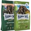 Happy Dog Set prova! Happy Dog Supreme Sensible Crocchette per cane - 12,5 kg Nuova Zelanda + 10 kg Montana