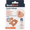 Tecniwork Cerotto callifugo interdigitale - Cerotti per rimuovere i calli, 6 pezzi e 6 dischetti