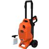 Black+Decker Idropulitrice Black+Decker 125 Bar 1700W Compatta con Pompa in Alluminio e Accessori Inclusi