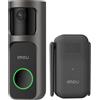 Imou Video Doorbell 2S Kit - mmagine QHD 2K | Batteria da 5000mAh166° D Visione grandangolare | 30° Orizzontale ruotabile | IR V - IMOU-KIT/DB-2SP-3T0W/DS