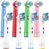 SLOWLEIF Testine di ricambio per spazzolino elettrico Oral B, pulizia per bambini e 3D Clean, per Oral B Genius Series/Pro Series/Vitality Series/Smart Series/D12/D16/D20/D29/D32/DB4510 e altro ancora.