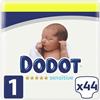 Dodot Sensitive Pannolino per Bambini 44-Pezzi, Taglia 1
