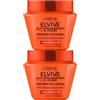 L'Oreal Paris L'Oréal Paris Elvive Olio Straordinario di Jojoba Maschera Nutriente Ricci Sublimi Capelli Molto Secchi e Spenti - 2 Barattoli 300ml