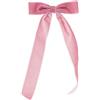 PINALLI COLLECTION Pettini e accessori capelli Fiocco velluto rosa 1pz - Fermagli ed Elastici