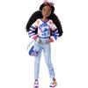 Disney ILY 4EVER - Bambola capelli crespi ispirati a Stitch, 30 cm, 13 punti di articolazione, 2 abiti completi da mescolare, accessori inclusi più 1 anello Topolino glitterato, a partire da 6 anni
