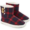 DUNLOP Pantofole Donna Invernali a Stivaletto Antiscivolo Memory Foam Regalo di Natale