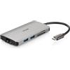 D-Link DUB-M810 D-Link DUB-M810 8-in-1 USB-C Hub mit HDMI/USB-PD/GBE/SD-R. retail