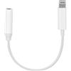 OEM Adattatore HF/audio passend per iPhone Lightning 8-pin - Jack 3,5mm (femmina) grigio