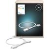 PHILIPS Hue Philips Connettore flessibile Hue Flux, confezione da 4 pezzi, cavo di collegamento, bianco, plastica, cloruro di polivinile (PVC), Philips by Signify, 500 mm, 21 mm