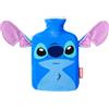 Disney Borsa termica a forma di Disney Stitch, con rivestimento. Ideale per riscaldare mani e piedi, utile in caso di dolori mestruali, dolori al collo e alle spalle (Stitch, 1800 ml) - Dimensioni 32x21 cm, capacità 1,8 litri