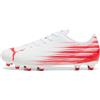 Puma ATTACANTO II FG/AG - Scarpa da Calcio da Uomo, Colore: Bianco-Ultra Rosso, Taglia 40