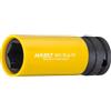 Hazet 903Slg-19 Inserto Chiave a Bussola per Avvitatori ad Impulso Esagonale, Nero, Attacco Quadro, Cavo, 12.5 mm 1/2 di Pollice