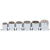BGS 70102 | Serie di bussole, poligonali | 12,5 mm (1/2) | 24 - 38 mm | 6 pz.
