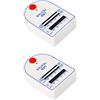 HiLetgo 2pcs LED Test Box Tester 2~150mA Mini Handy for Light-emitting Diode Lamp Bulb Battery Tester Handy Device LED Tester
