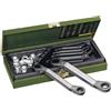 PROXXON 23231 Serie di chiavi a cricco Speeder 6 pezzi, Argento, 307x151x50 mm