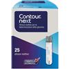ASCENSIA DIABETES CARE ITALY contour next 25 strisce per test glicemia