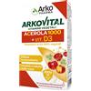 ARKOFARM Srl arkovital vitamine c+d3 20 compresse effervescenti gusto frutti rossi
