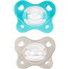 CHICCO (ARTSANA SpA) chicco dual soft succhietto azzurro 6-16 mesi 2 pezzi
